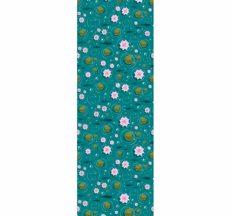 Aquatische bloesems behangpapier natuur - TenStickers