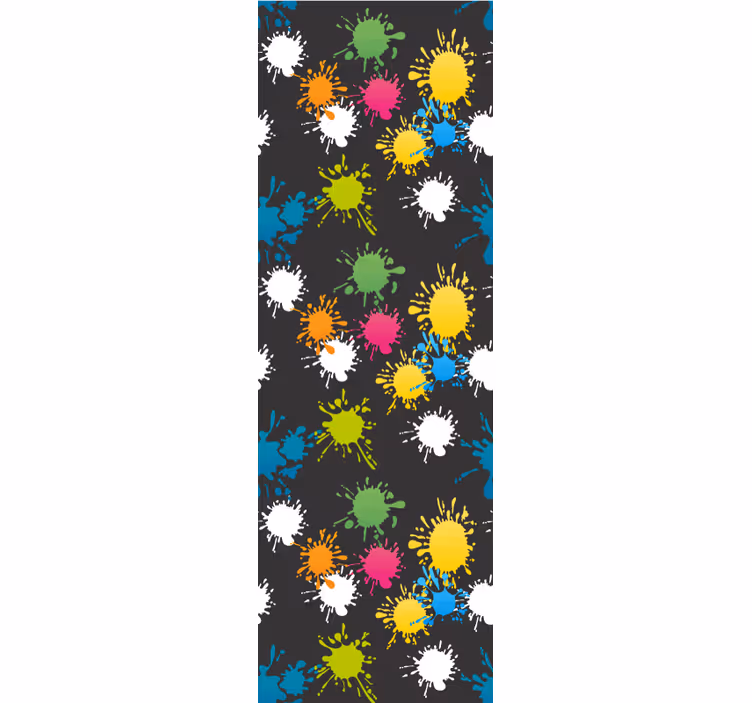 Behang tienerkamer spetterpatronen - TenStickers