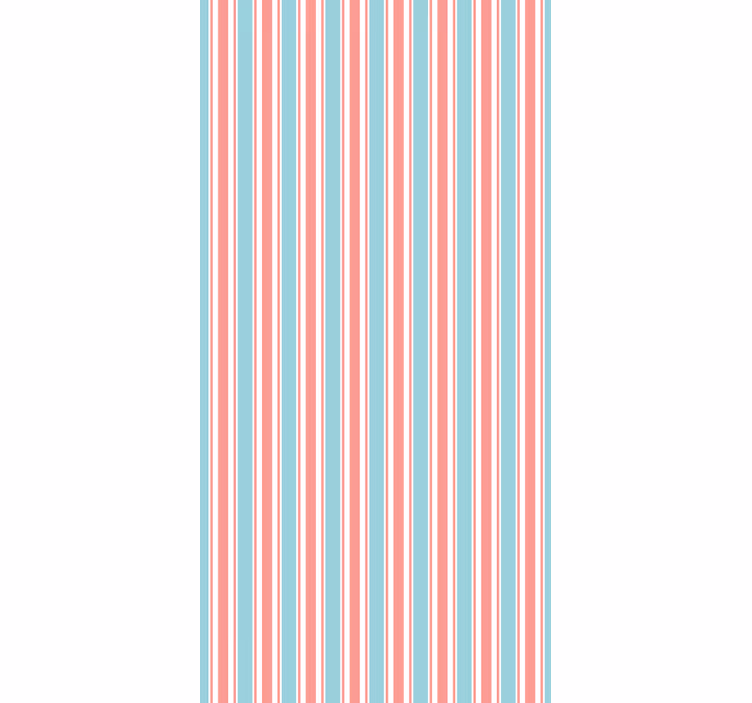 Gestreept naadloos patroon behang verticale strepen - TenStickers