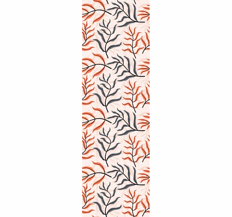 Botanisch naadloos patroon behang bladeren - TenStickers