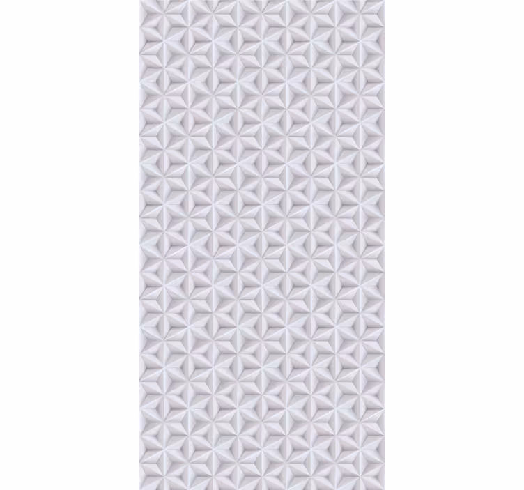 Geometrische reliëfdruk behang geometrisch - TenStickers