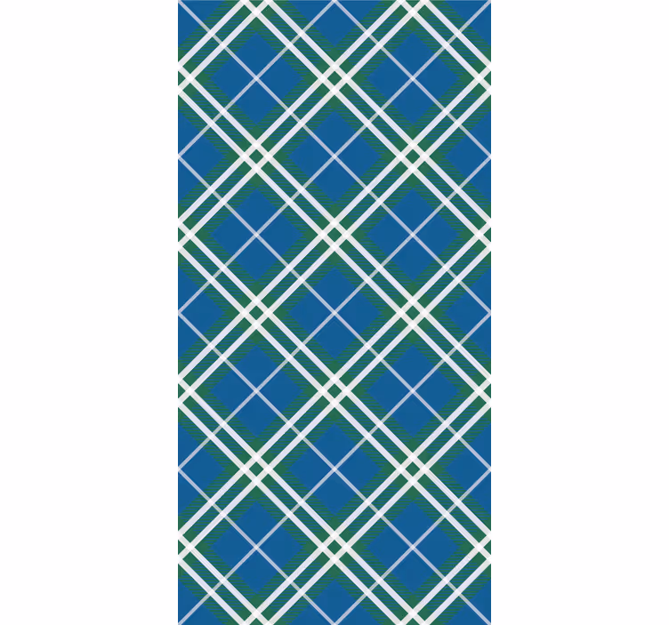 Geometrische plaid behang geometrisch - TenStickers