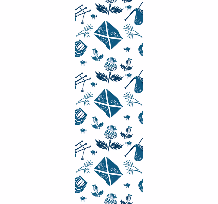Behang woonkamer middeleeuwse motieven - TenStickers