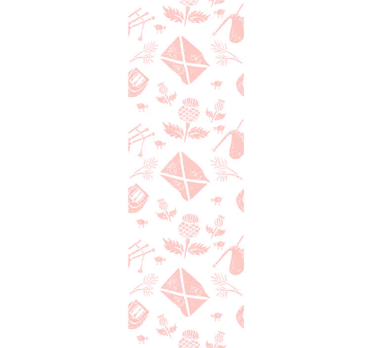 Geometrische botanische producten sierlijk behang - TenStickers