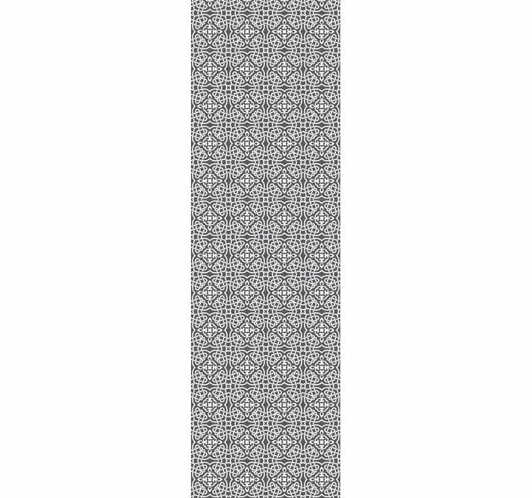 Decoratieve symmetrie behang bloemsierkunst - TenStickers