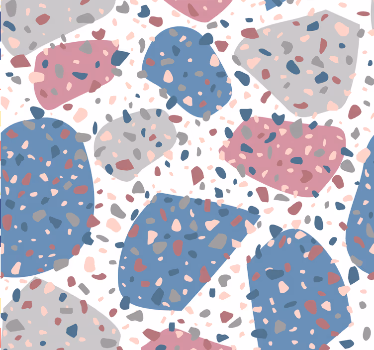 Gespikkeld terrazzo stippenbehang - TenStickers