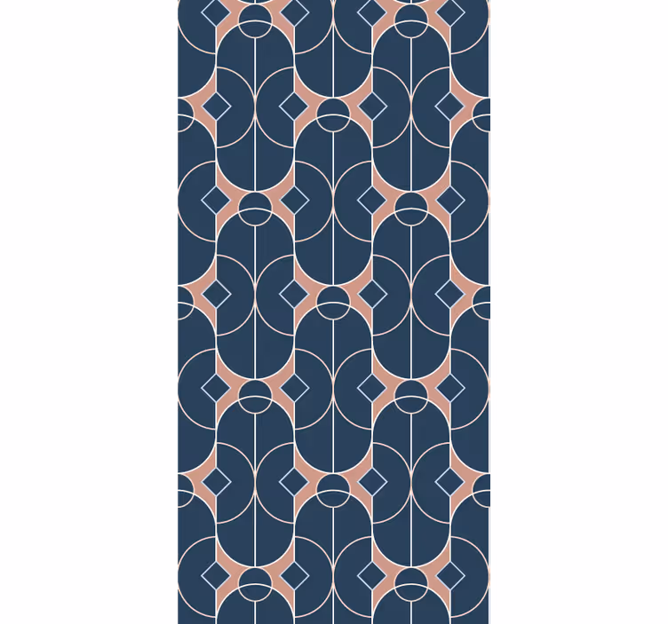 Geometrisch kettingmotief behang geometrisch - TenStickers