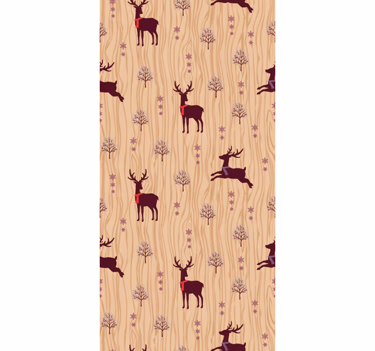 Rustieke bosfauna behang dieren - TenStickers