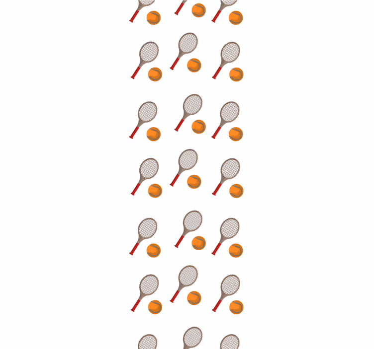 Behang tienerkamer tennis geïnspireerd - TenStickers