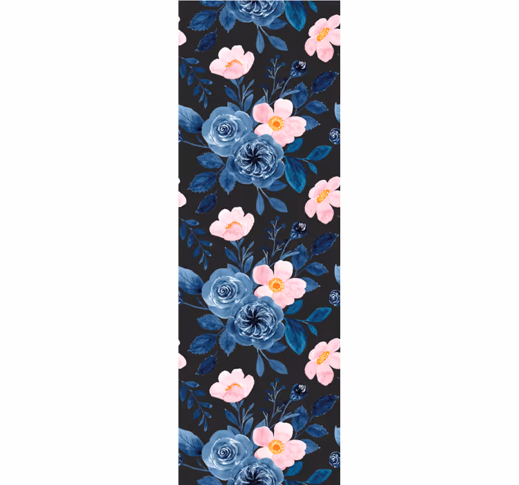 Botanische florale elegantie bloemen behang - TenStickers