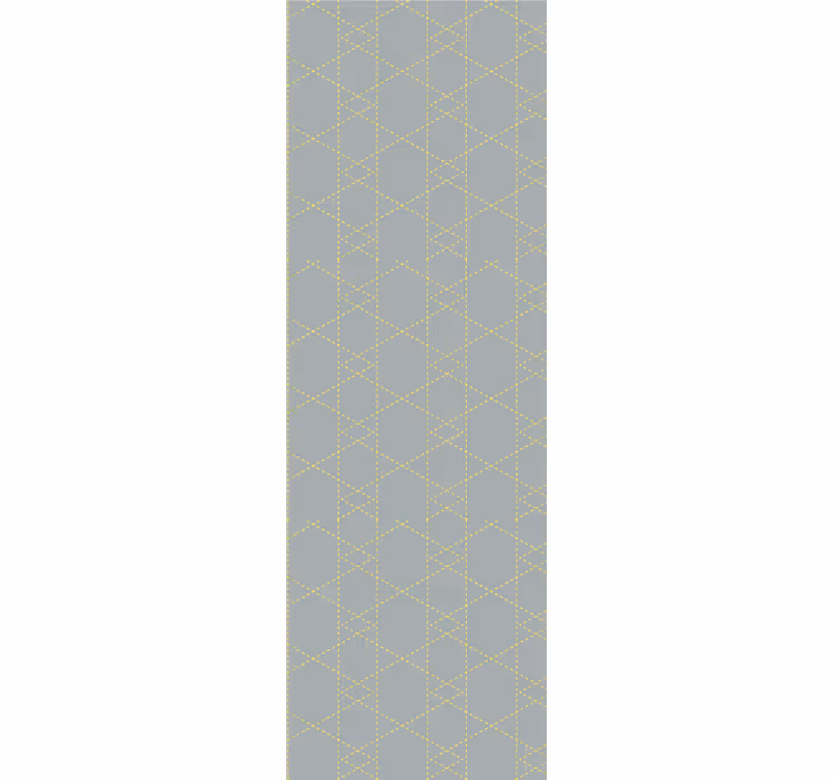 Geometrisch roosterontwerp behang geometrisch - TenStickers