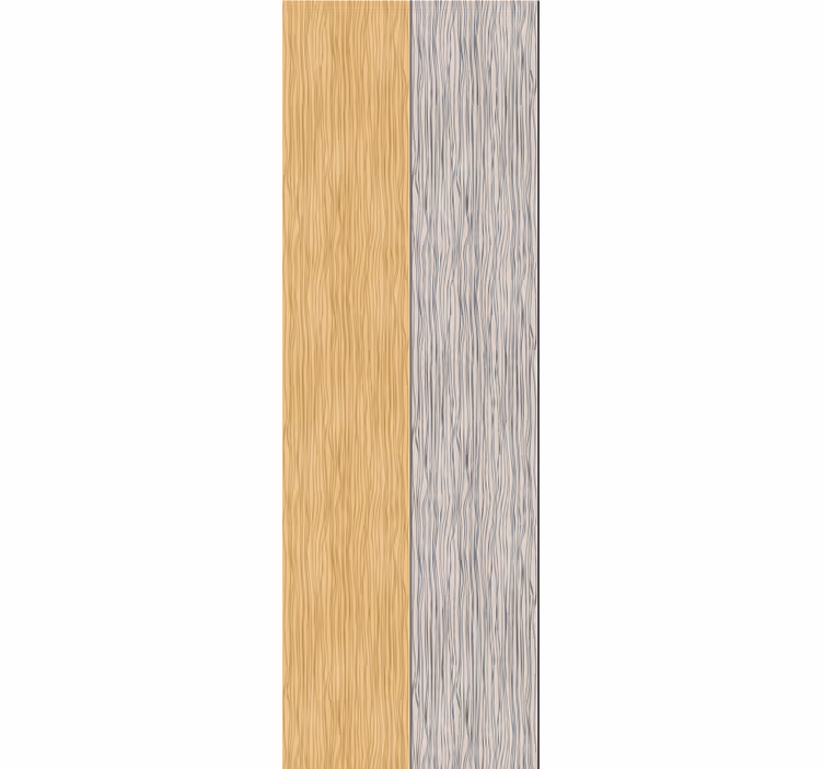 Houten strepenpatroon behang houtlook - TenStickers