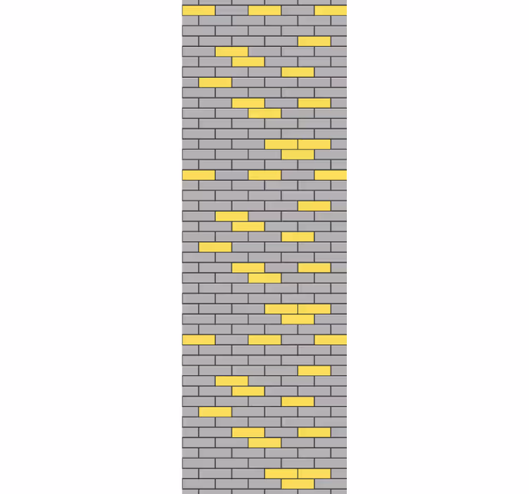Contrasterend metselwerk behang baksteen - TenStickers