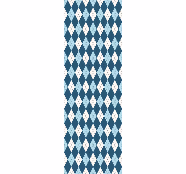 Diamanten harlekijn behang geometrisch - TenStickers
