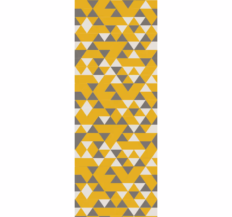 Geometrische driehoekcombinatie behang geometrisch - TenStickers