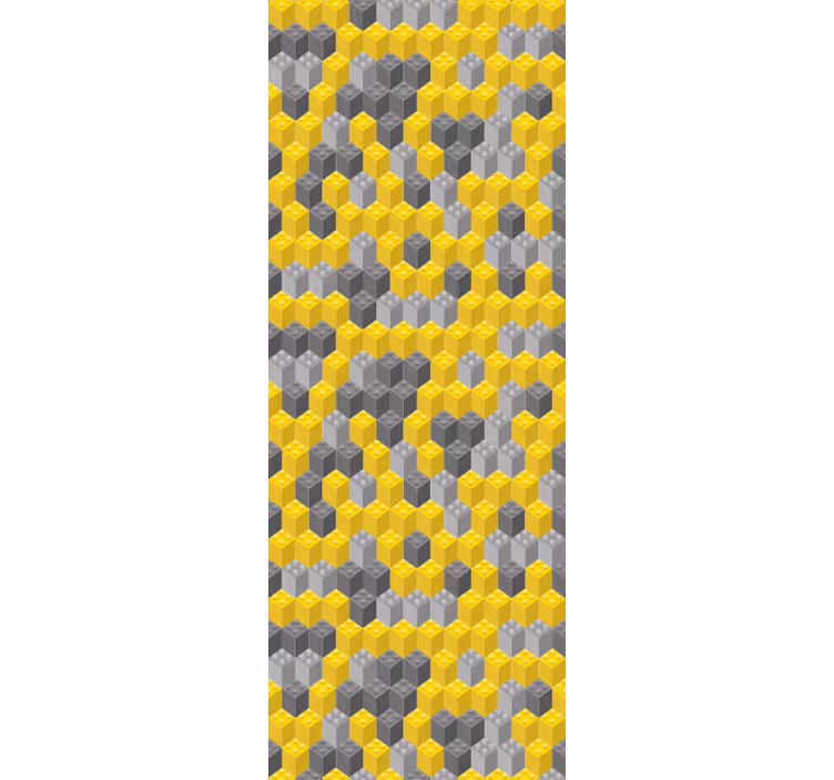 Geometrische honingraat behang geometrisch - TenStickers