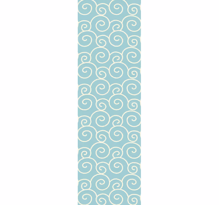 Wervelende spiralen sierlijk behang - TenStickers