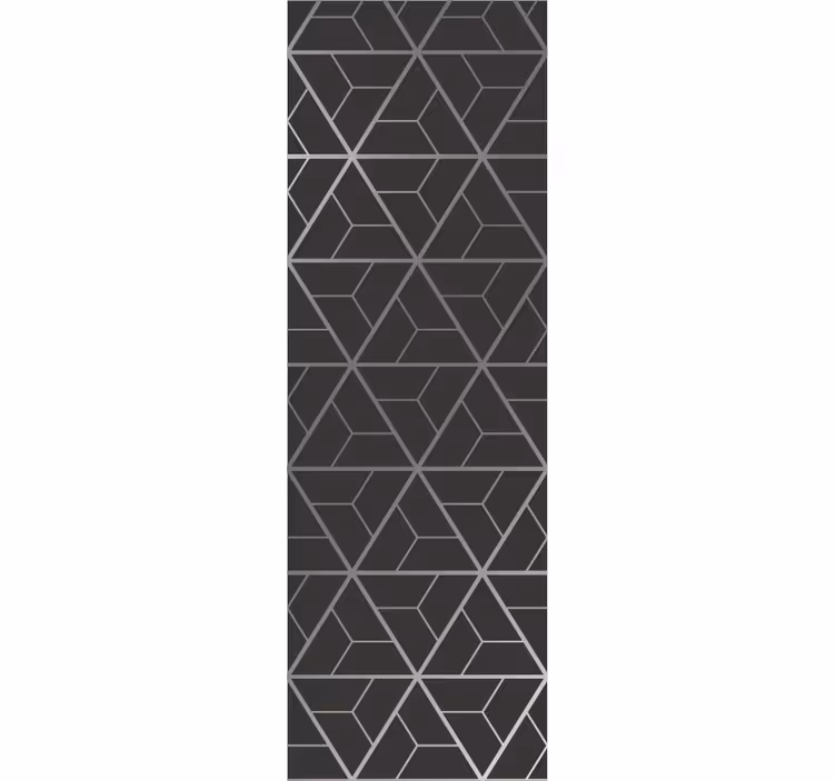 Geometrisch kubisme stijl behang geometrisch - TenStickers