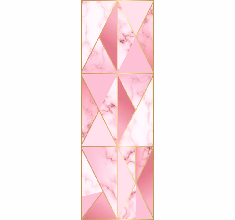 Geometrische marmerstructuur behang geometrisch - TenStickers