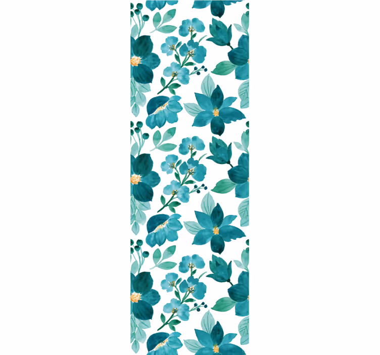 Bloemige botanische bloei bloemen behang - TenStickers