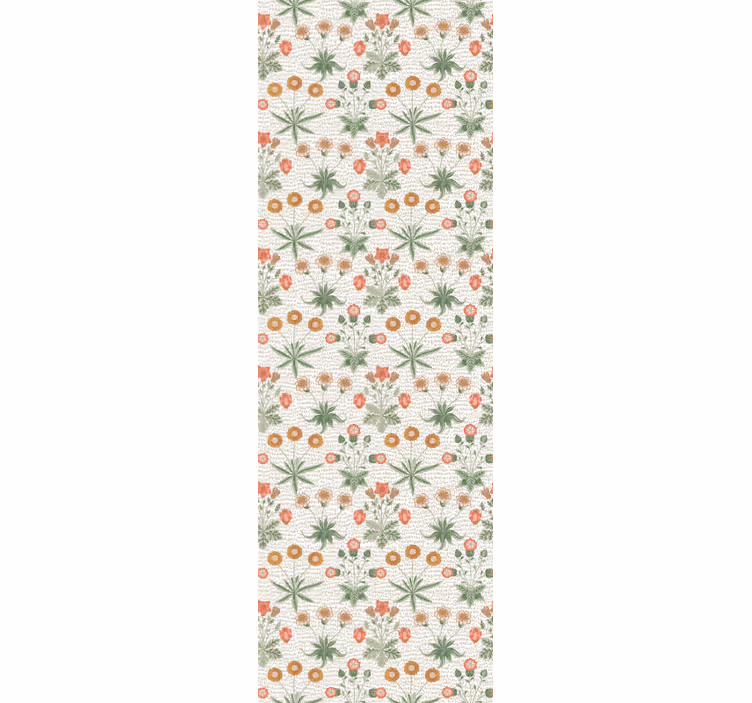 Bloemmotief herhalen bloemen behang - TenStickers