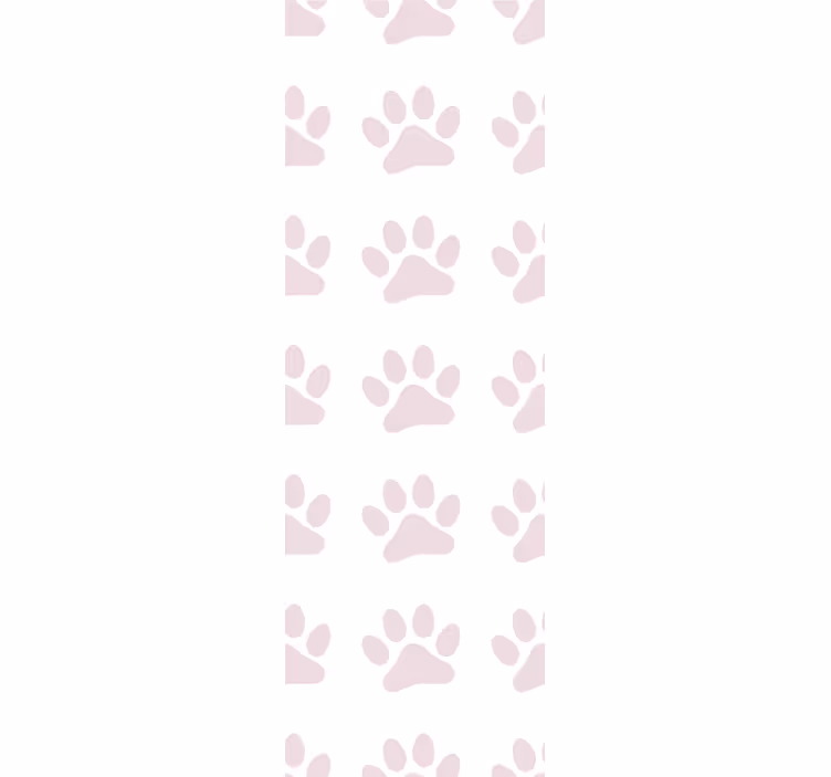 Poot patroon achtergrond babykamer behang - TenStickers