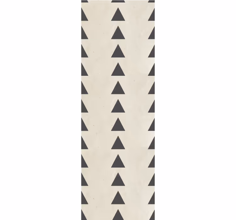 Driehoekig patroon behang geometrisch - TenStickers