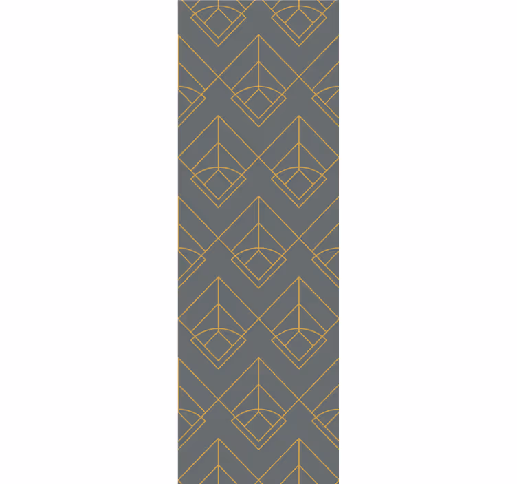 Elegante geometrische patronen behang geometrisch - TenStickers