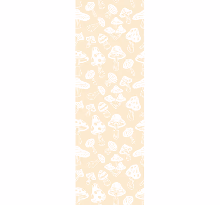 Paddenstoelen schetsen behang dieren - TenStickers