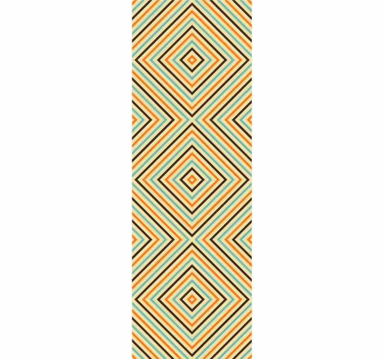 Geometrische ruit behang geometrisch - TenStickers