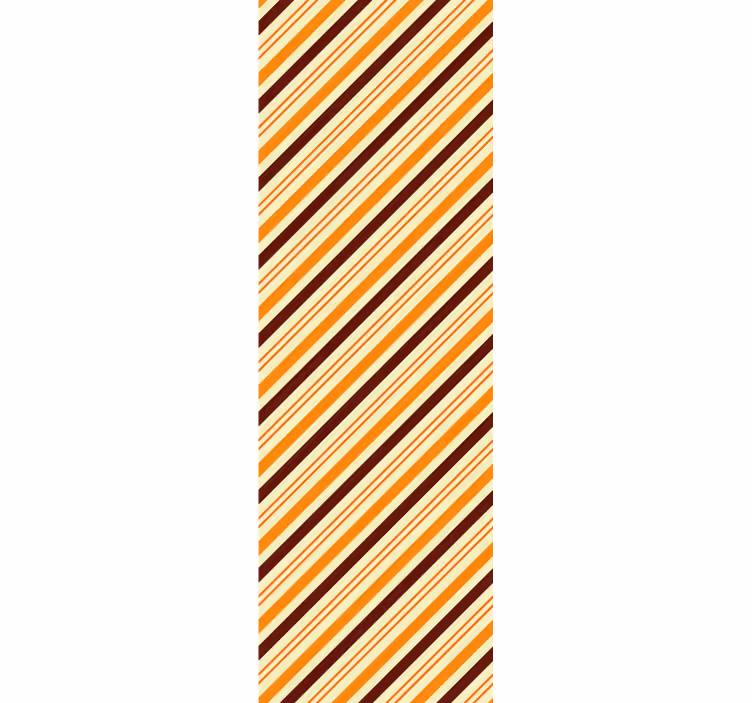 Behang strepen horizontaal diagonaal streep patroon - TenStickers