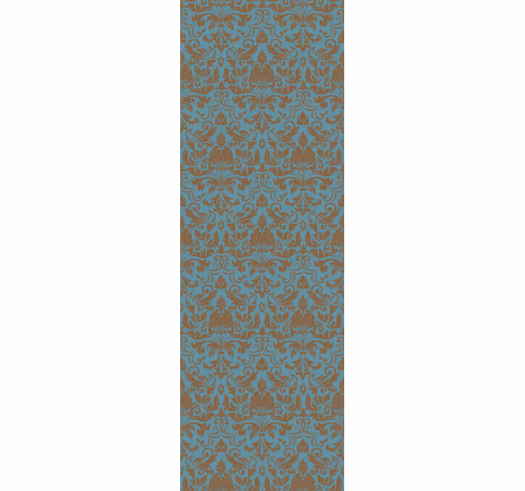 Barok behangpapier met weelderige loofmotieven - TenStickers