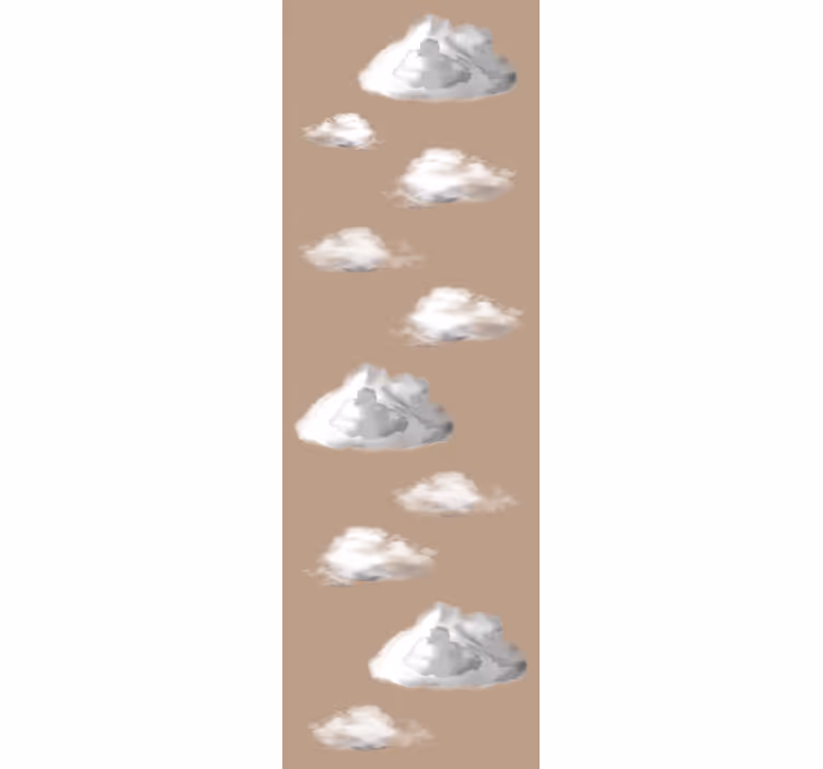 Bewolkte luchtpatroon behangpapier natuur - TenStickers