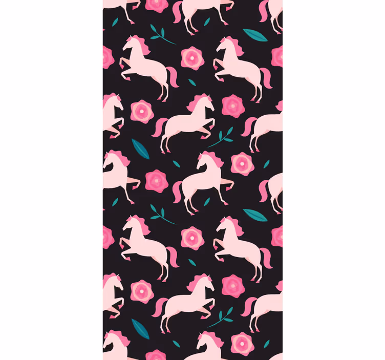 Grillige paardenbloemen behang dieren - TenStickers