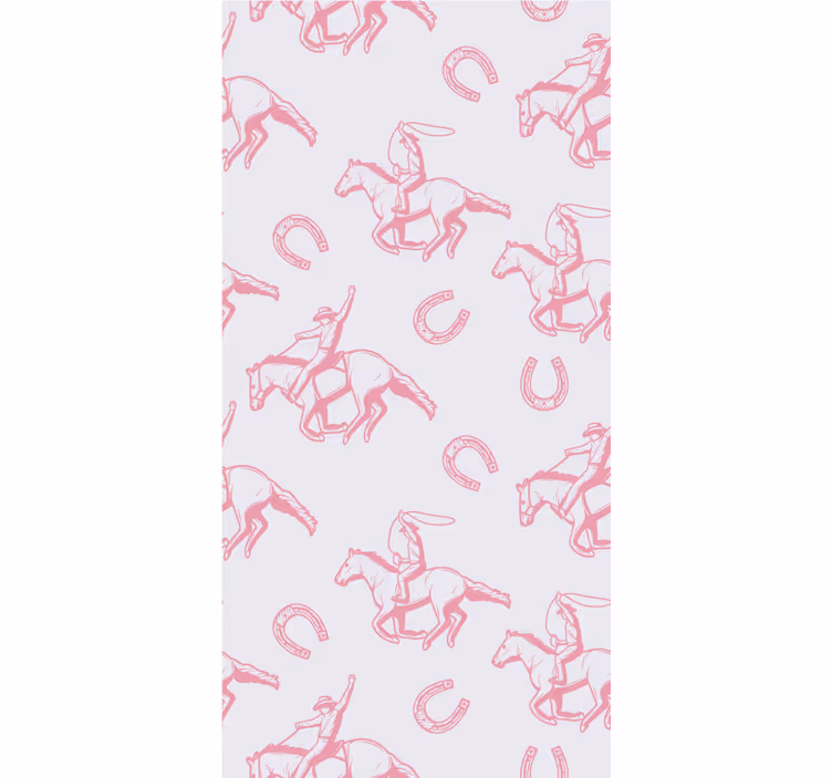 Ruitercharme behang paarden - TenStickers