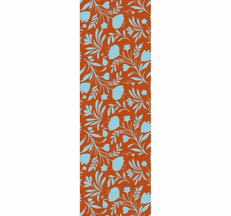 Bloemige vintage elegantie behang bloemsierkunst - TenStickers