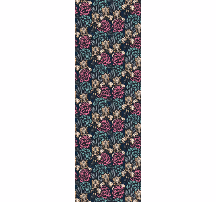 Elegant bloementapijt bloemen behang - TenStickers