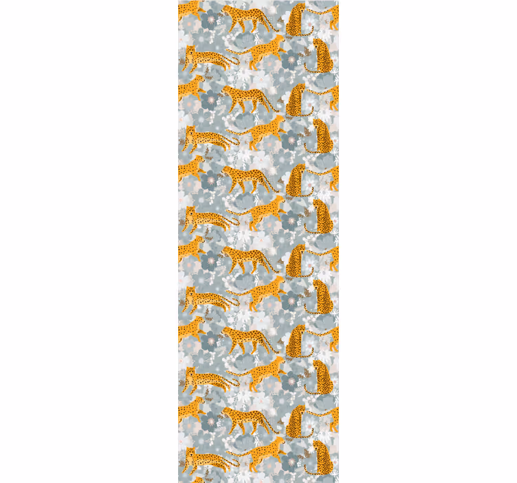 Luipaardmotief behang dieren - TenStickers