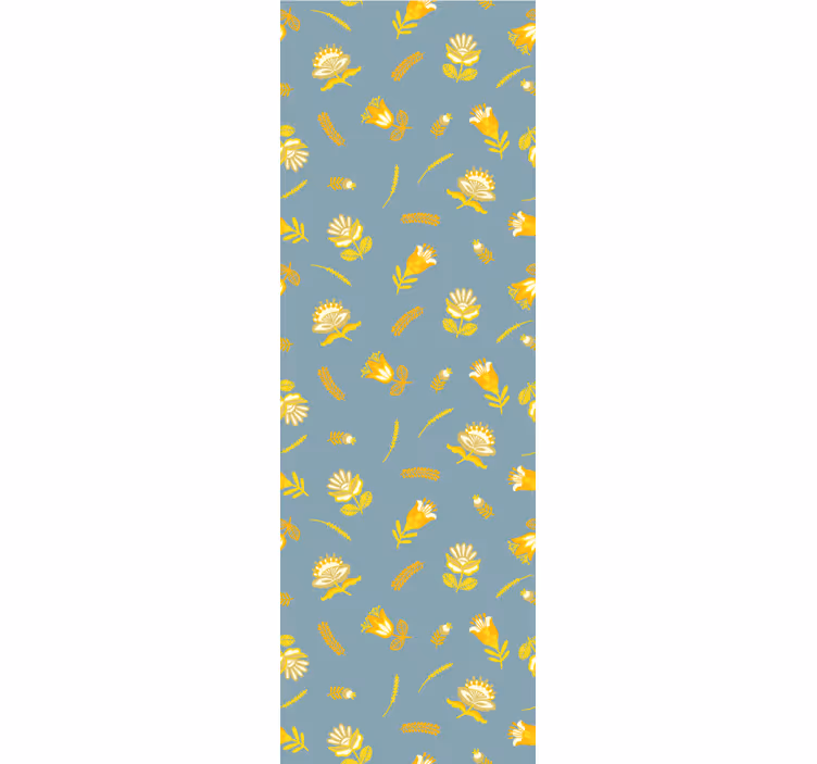 Bloemengenot bloemen behang - TenStickers