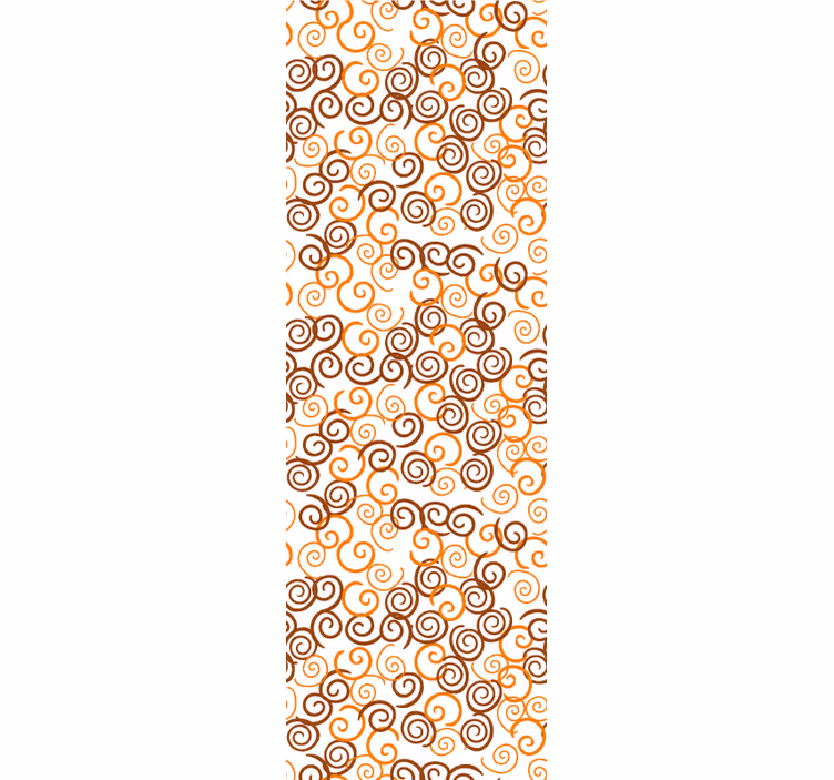 Spiraalvormig wervelpatroon geometrisch behang - TenStickers