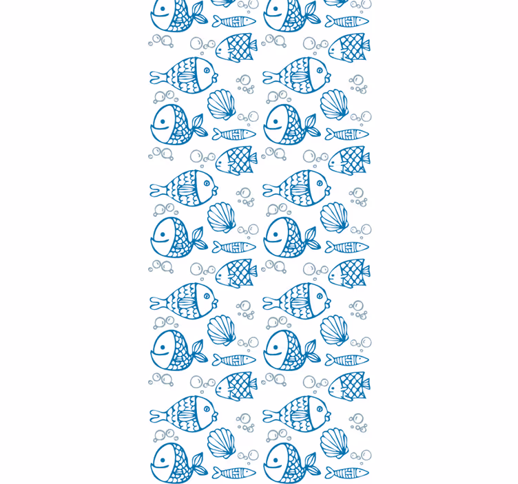 Watervrienden vissen behang - TenStickers