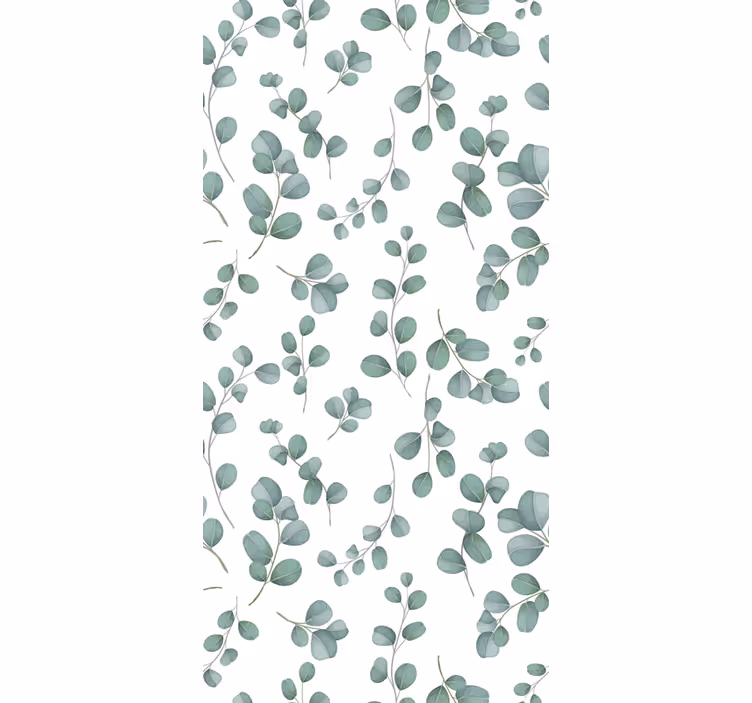 Eucalyptus wijnstok elegantie behang bladeren - TenStickers