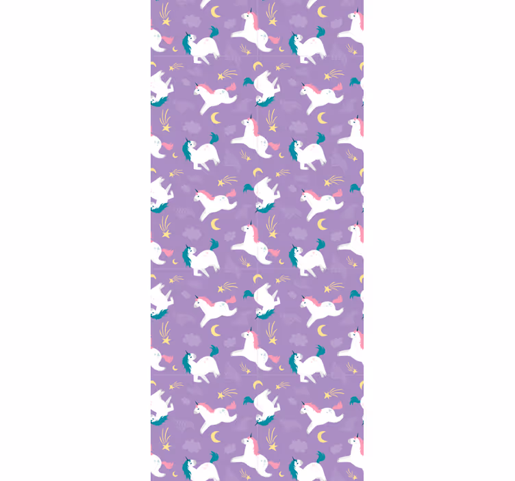 Mythische wezens patroon behang dieren - TenStickers