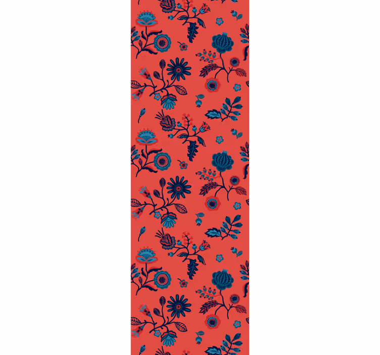 Bloemmotief overlay behang bloemsierkunst - TenStickers