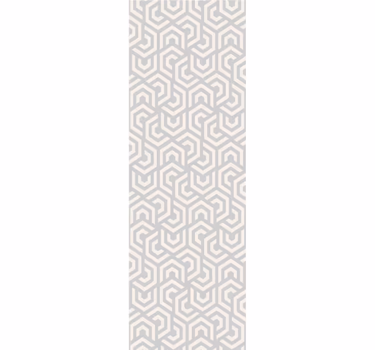 Labyrintisch patroon behang geometrisch - TenStickers