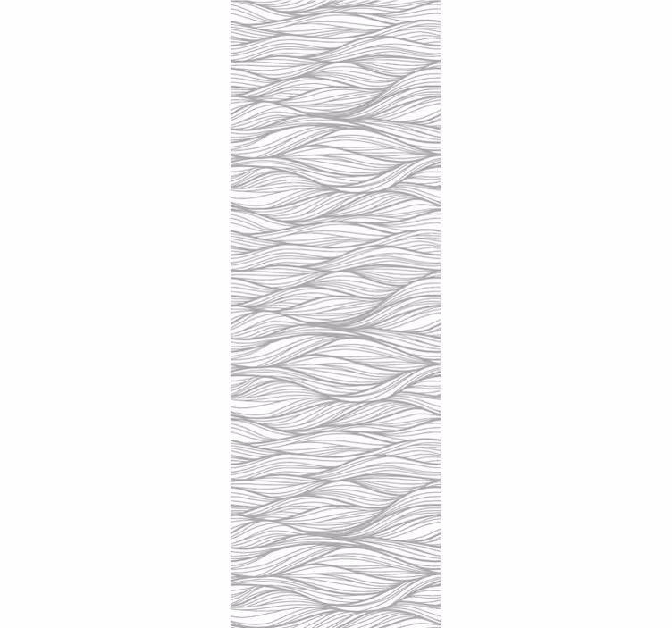Golvende lijnen behang abstract - TenStickers