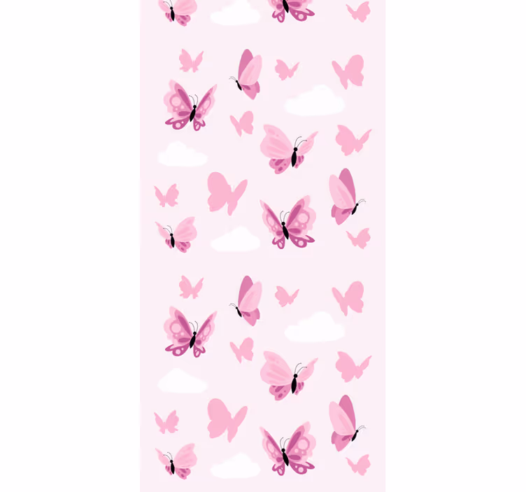 Dartelende vlinders vlinders behang - TenStickers