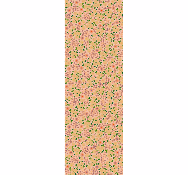 Bloemenmotief genot bloemen behang - TenStickers