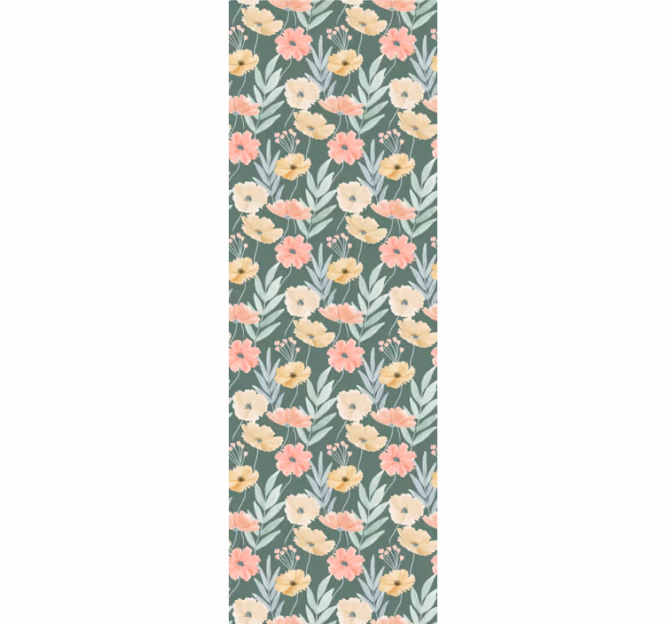 Bloemenbloesemprint bloemen behang - TenStickers
