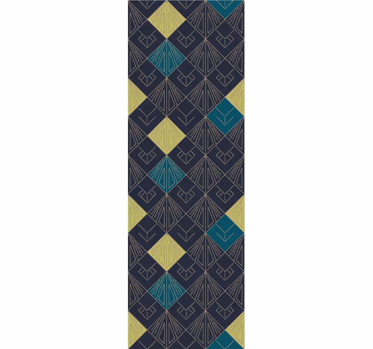 Behang geometrisch voor een geometrisch patroon decor - TenStickers